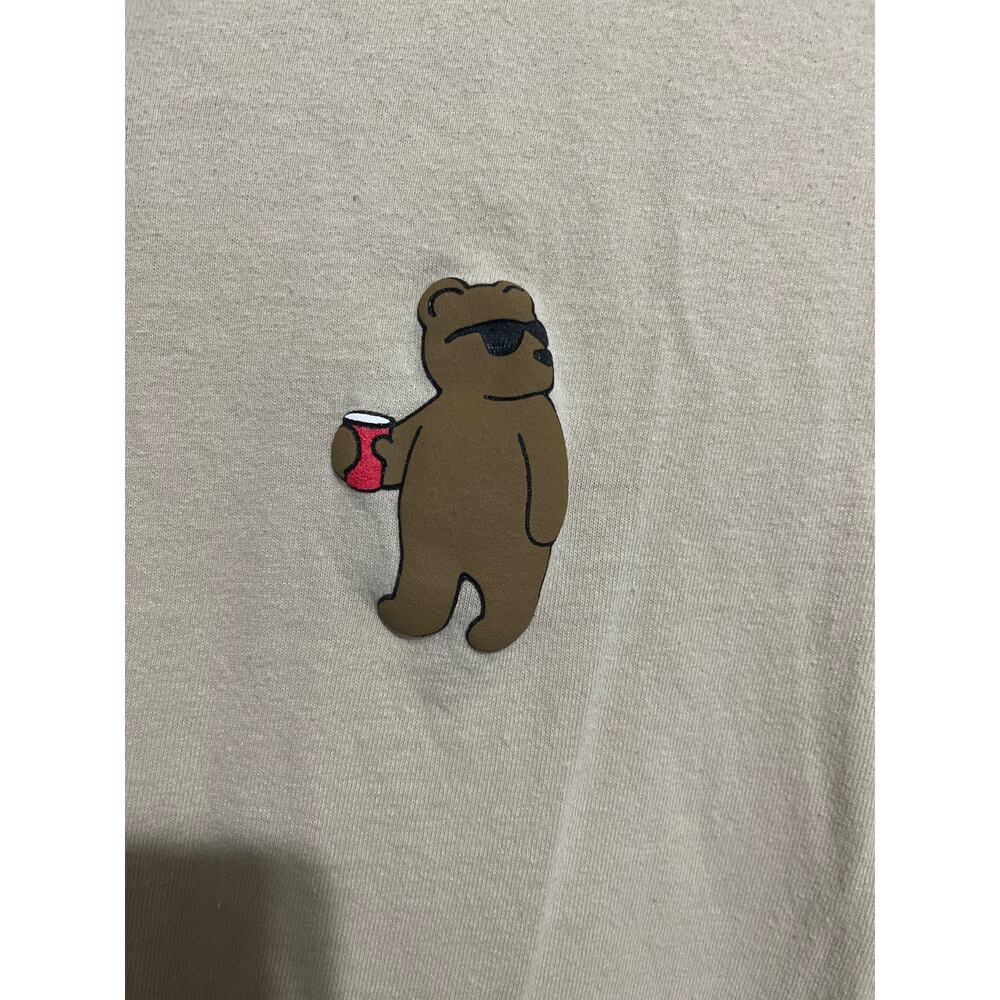 Riot Society Bear Cool Glasses T-shirt Top M - Picture 2 of 4